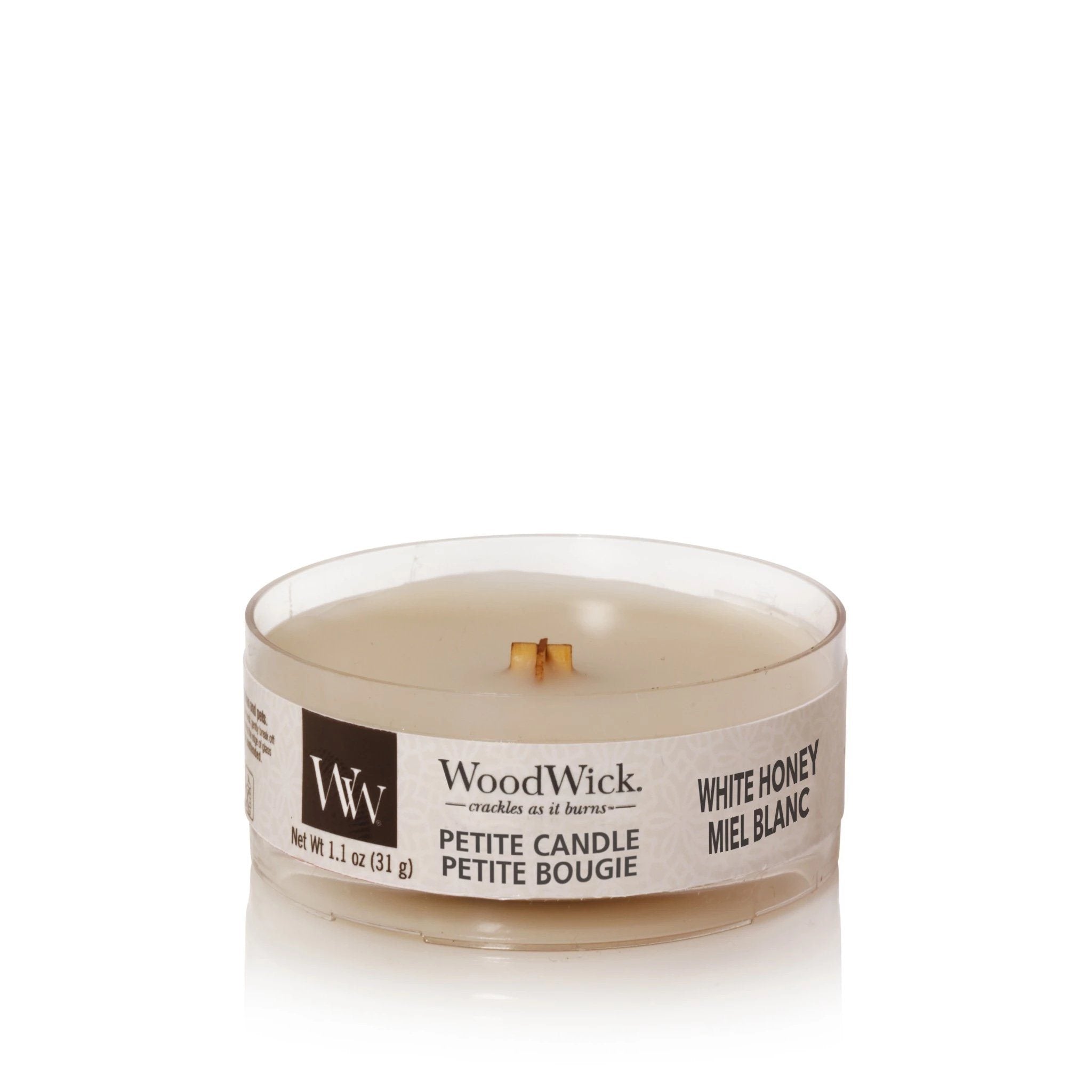 Miel Blanc - Petite bougie Bougies WoodWick